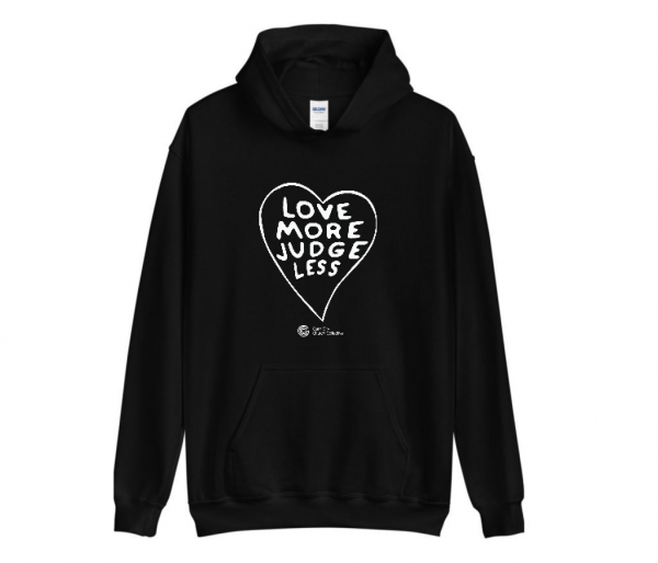 Love More Judge Less Hoodie - Gem City Collective