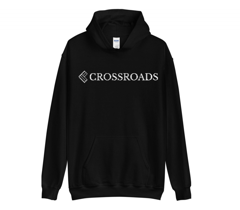 Crossroads Hoodie with White Logo