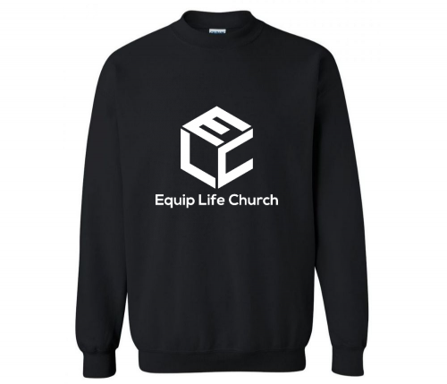 Crew Neck Sweater - Equip Life Logo