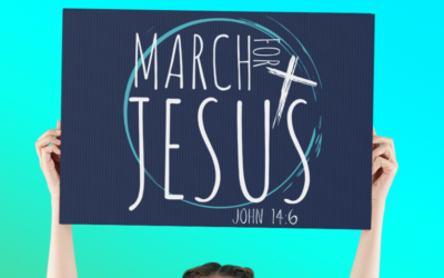 March For Jesus Sign