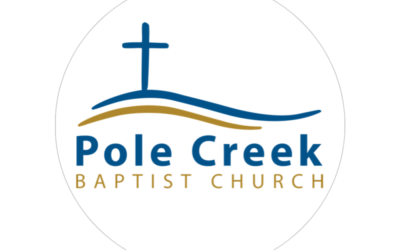 Pole Creek Round Transparent Sticker
