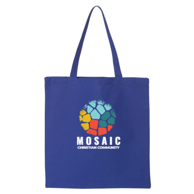 Mosaic 100% Cotton Tote Bag