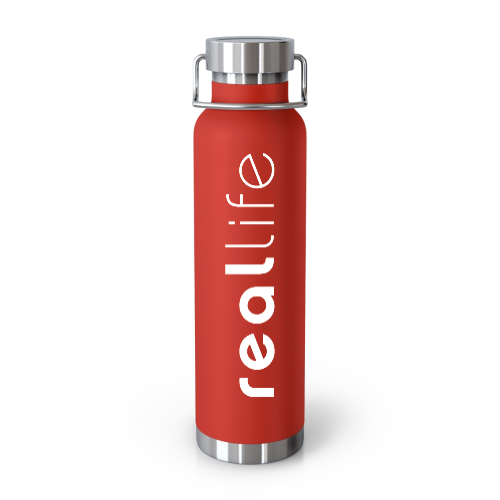 A bougie Real Life Stainless Bottle