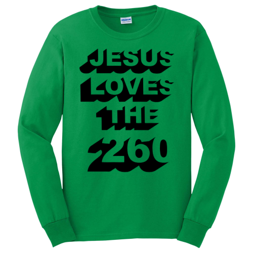 Green Jesus loves the 260