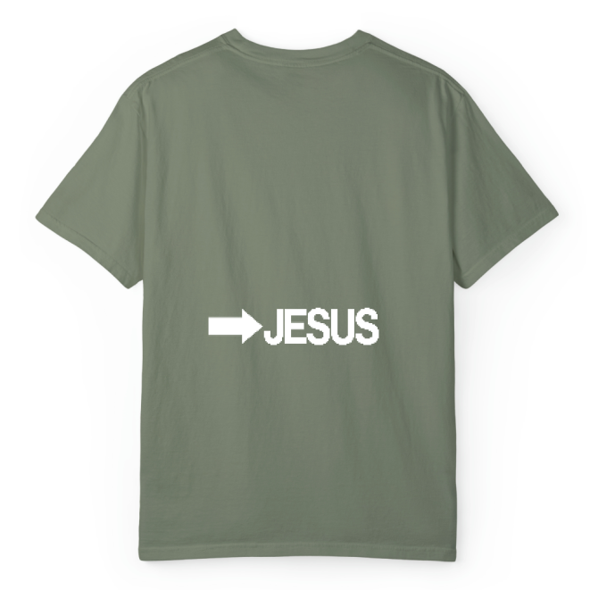 Pointing People To Jesus Shirt (2 Sided) Heavy-Weight