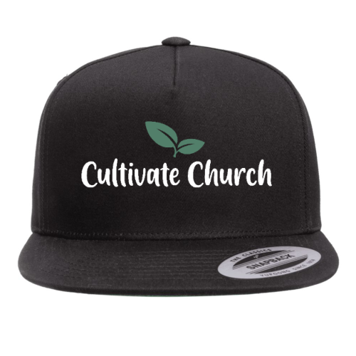Cultivate Church Snapback Cap - Black