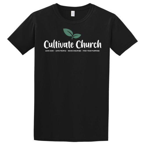 Cultivate Church Softstyle T-Shirt - Black