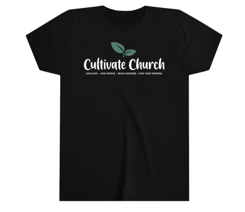 Cultivate Church Youth T-Shirt - Black