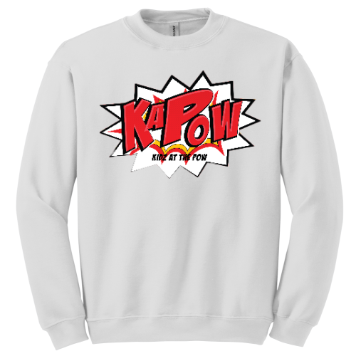 KaPOW Kidz Unisex Sweatshirt (Color and White)