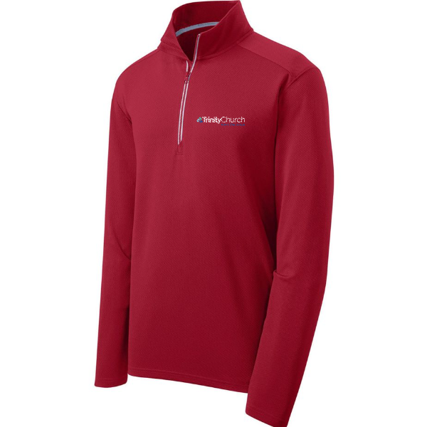 Sport-Tek Sport-Wick Textured 1/4-Zip Pullover