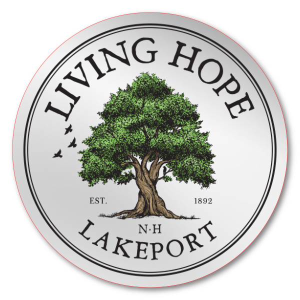 Living Hope Lakeport Round Crest Diecut Sticker