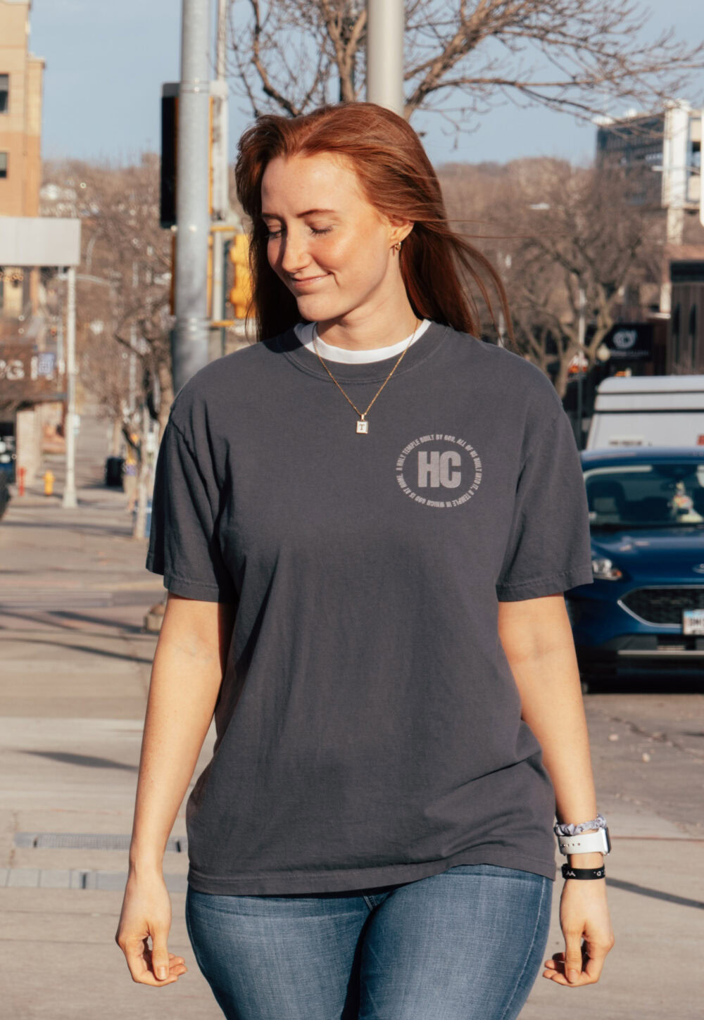 Ephesians 2:22 Tee - Graphite