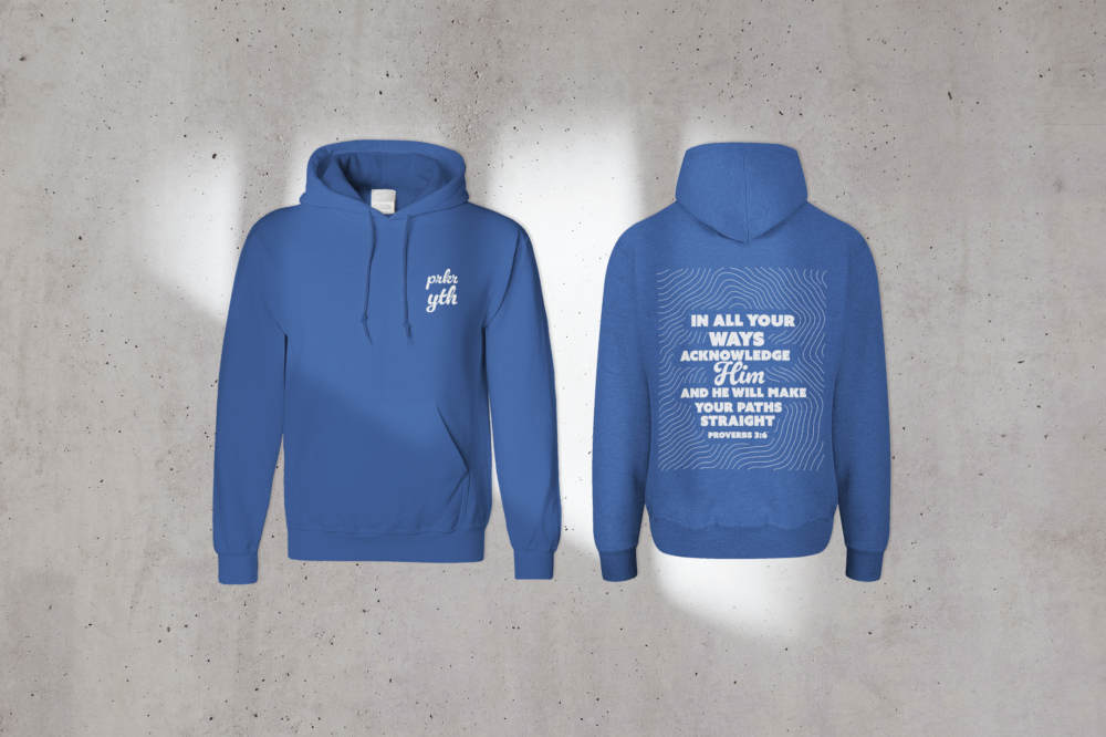 Parker Youth Hoodie – Proverbs 3:6 Edition