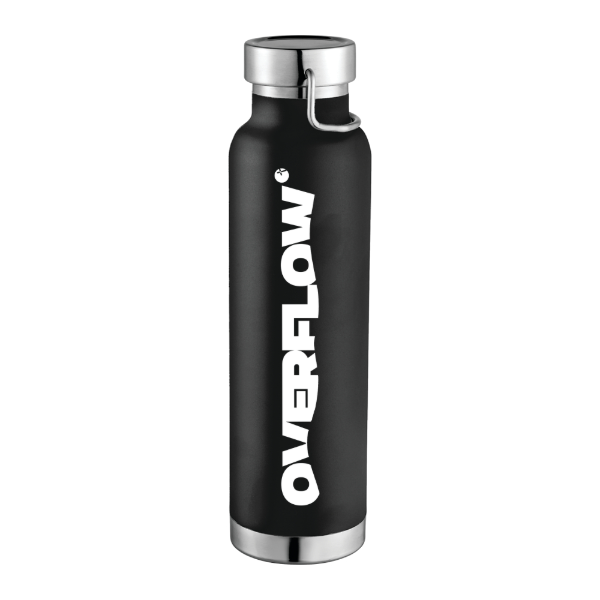Overflow (White Logo) Vacuum Insulated Bottle 22oz