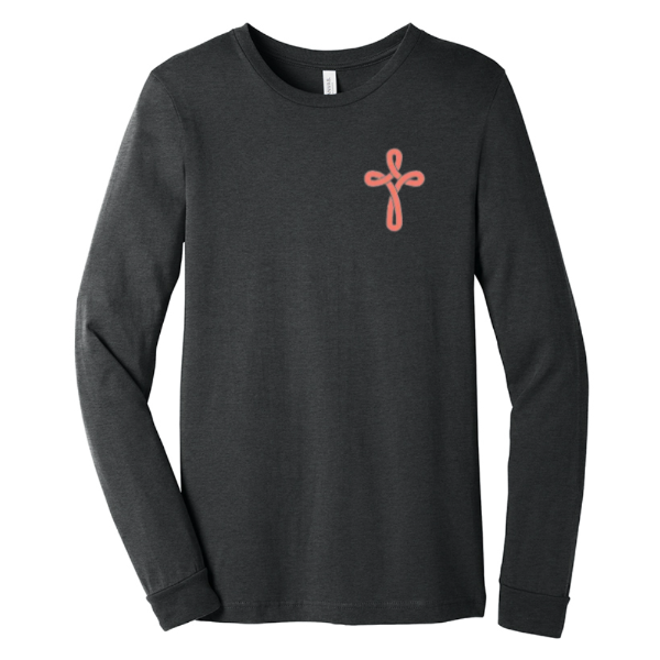 Rock Harbor Sisterhood – "Building Connection for a Lifetime" Bella+Canvas Unisex Heather CVC Long Sleeve Tee