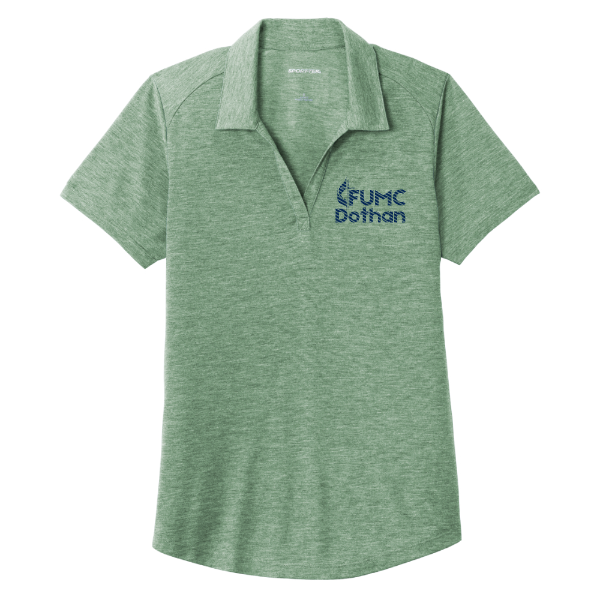 Ladies Sport-Tek PosiCharge Tri-Blend Wicking Polo