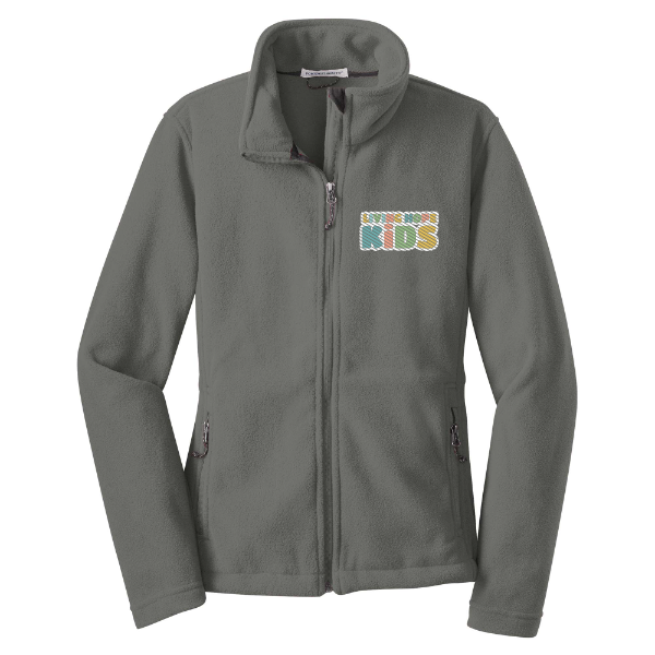 Living Hope Kids Ladies Cozy Fleece Jacket Grey