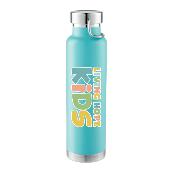 Living Hope Kids 22oz Copper Vacuum Insulated Bottle Turquoise