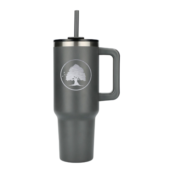LHL Tree 40 oz Insulated Tumbler Grey