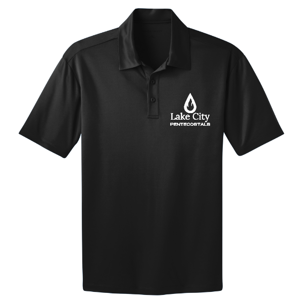 Lake City Pentecostals White Flame - Port Authority Silk Touch Performance Polo