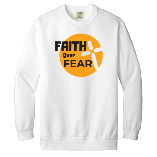 Faith Over Fear (Black) Crewneck Sweatshirt