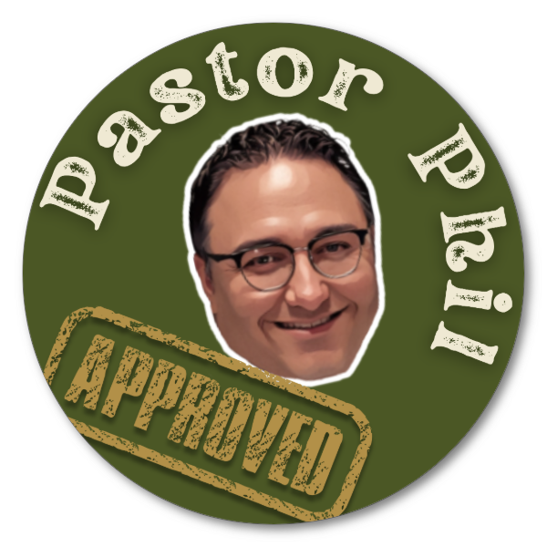 Pastor Phil 1 Custom Diecut Sticker