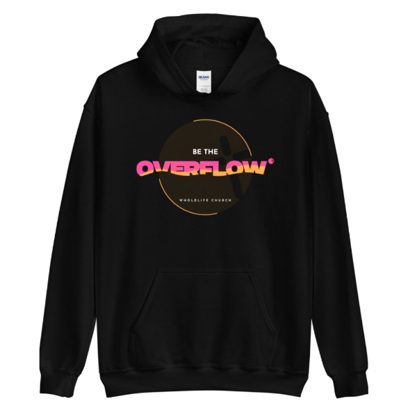Be The Overflow Heavy Hooded Sweatshirt (Colored Logo)