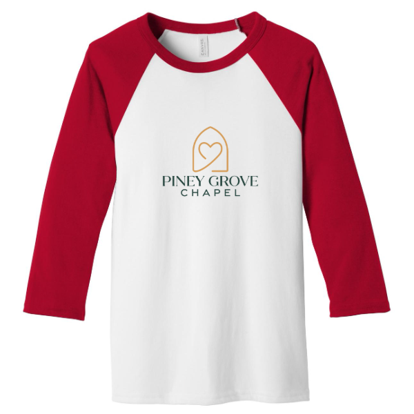 Bella Canvas Unisex 3/4-Sleeve Baseball Tee