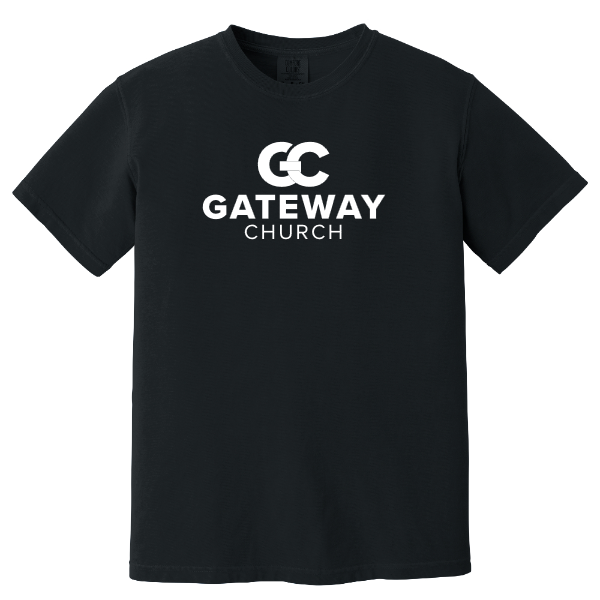 Gateway Church White Logo - Heavyweight Tee