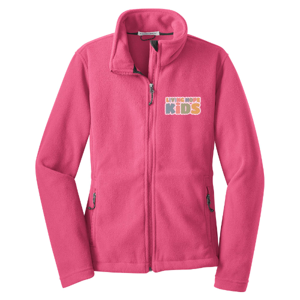 Living Hope Kids Ladies Cozy Fleece Jacket Pink