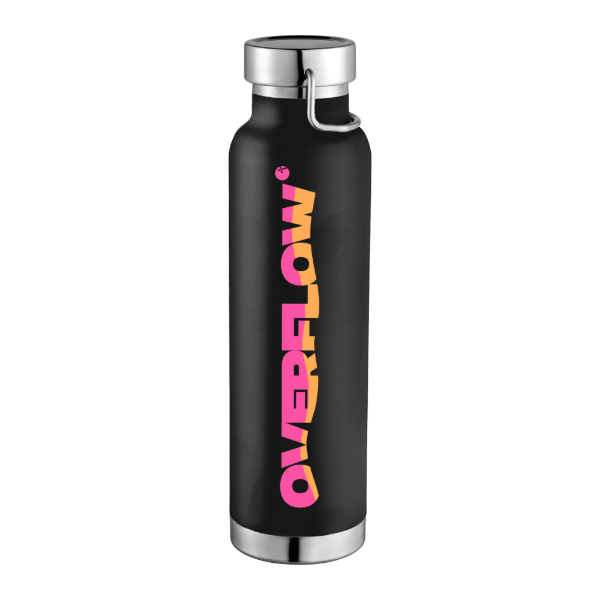 Overflow (Colored Logo) Vacuum Insulated Bottle 22oz