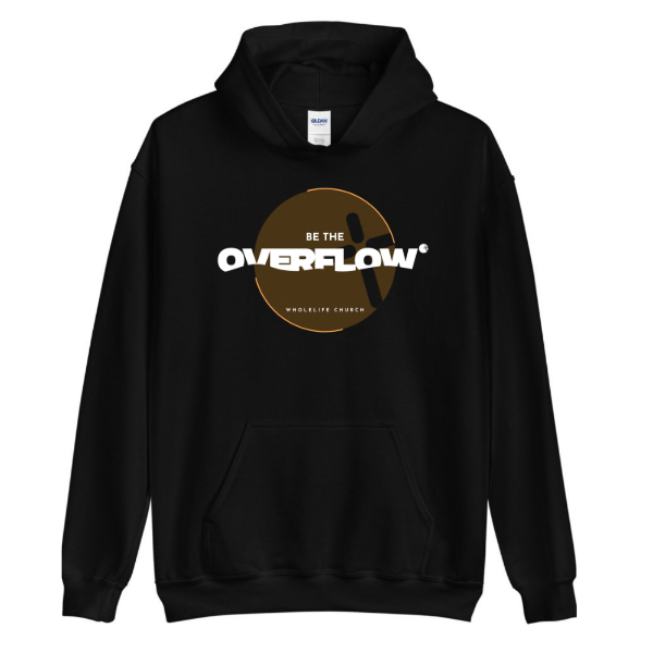 Be The Overflow Heavy Hooded Sweatshirt (White Logo)