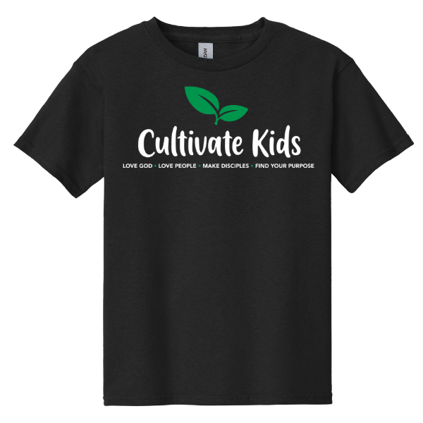 Cultivate Kids Heavy Cotton T-Shirt (Youth Sizes) – Dark Colors