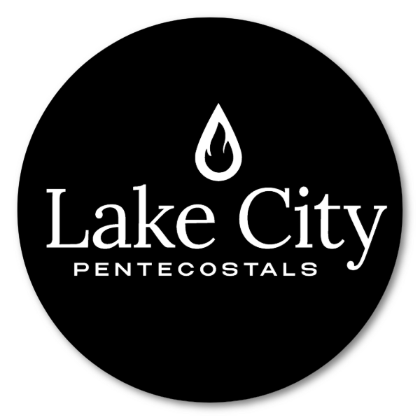 Lake City Pentecostals B&W - Custom Diecut Sticker