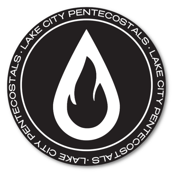 Lake City Pentecostals White Flame - Custom Diecut Sticker