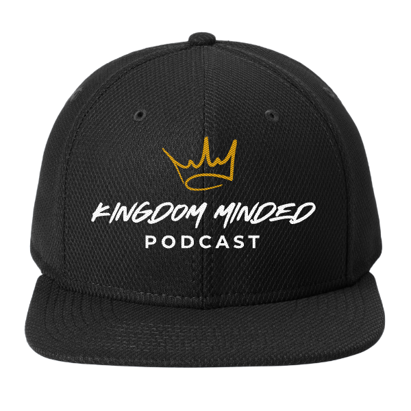 Kingdom Minded Podcast Original Fit Flat Bill Snapback Cap - Dark Colors