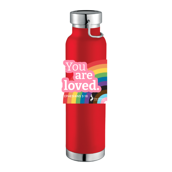 You Are Loved Pride Insulated Bottle 22oz