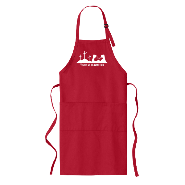 Vision of Redemption Long Bib Apron with Stain Release