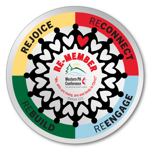 WPAUMC Quadrennial logo Diecut Sticker