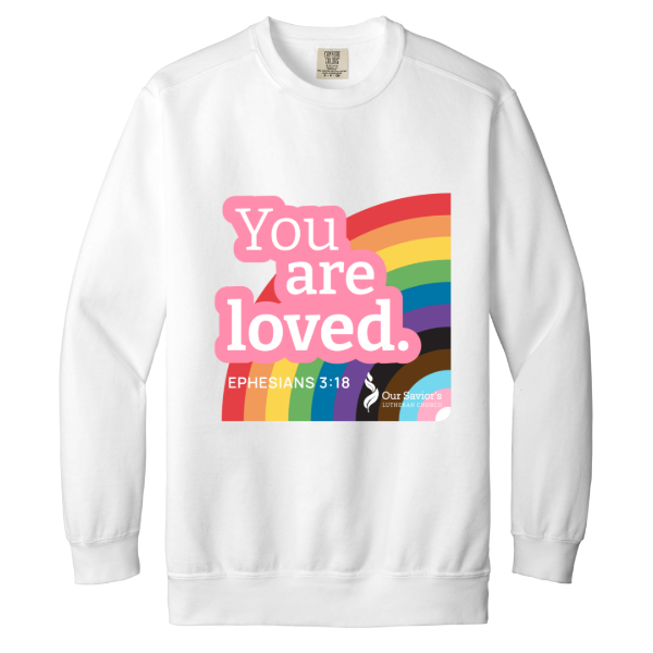 You Are Loved Pride Crewneck Sweatshirt