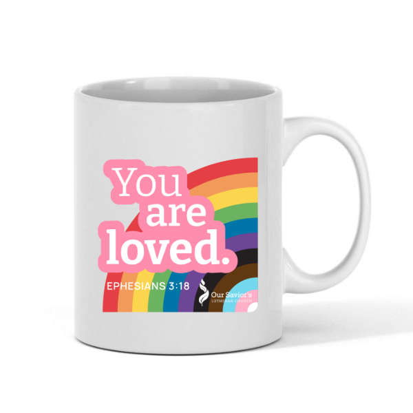 You Are Loved Pride Ceramic Mugs