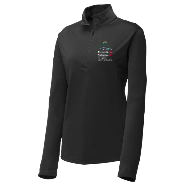 WPAUMC logo Sport-Tek Ladies 1/4-Zip Pullover