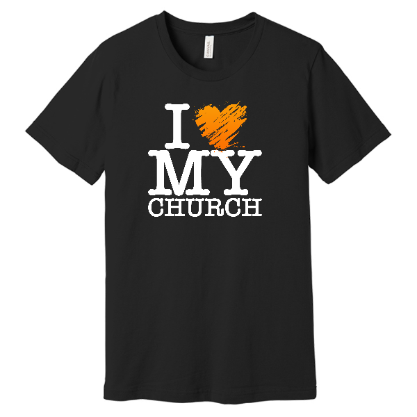 I 🧡 MY CHURCH (dark)