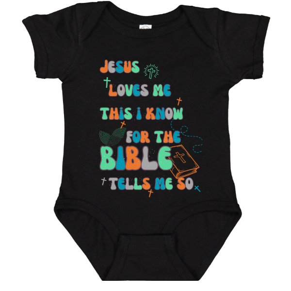 Jesus loves me onesie