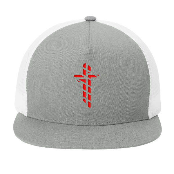 Sport-Tek YP Classics 5-Panel Classic Trucker Mesh Back Cap