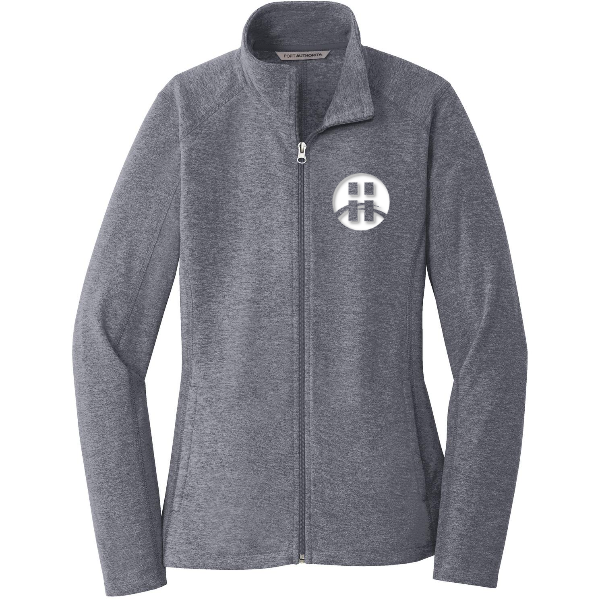 Port Authority Ladies Heather Microfleece Full-Zip Jacket