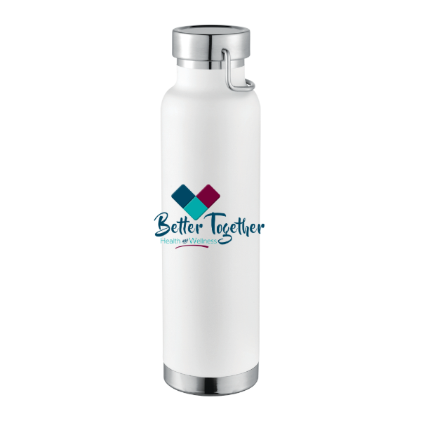 Copper Vacuum Insulated Bottle 22oz with Better Together Logo Wrapped