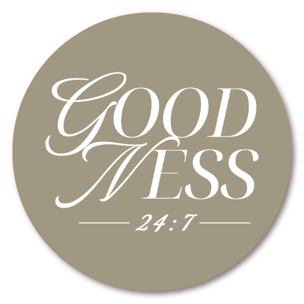 Goodness 24:7 Sticker