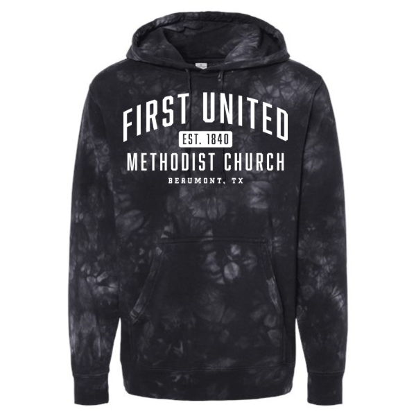 FUMC Midweight Tie-Dyed Hooded Sweatshirt