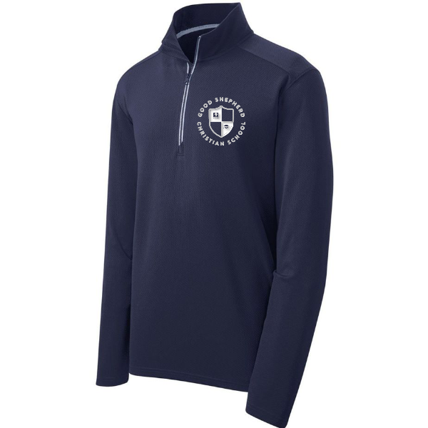 GSCS // Adult Sport-Tek Sport-Wick Textured 1/4-Zip Pullover